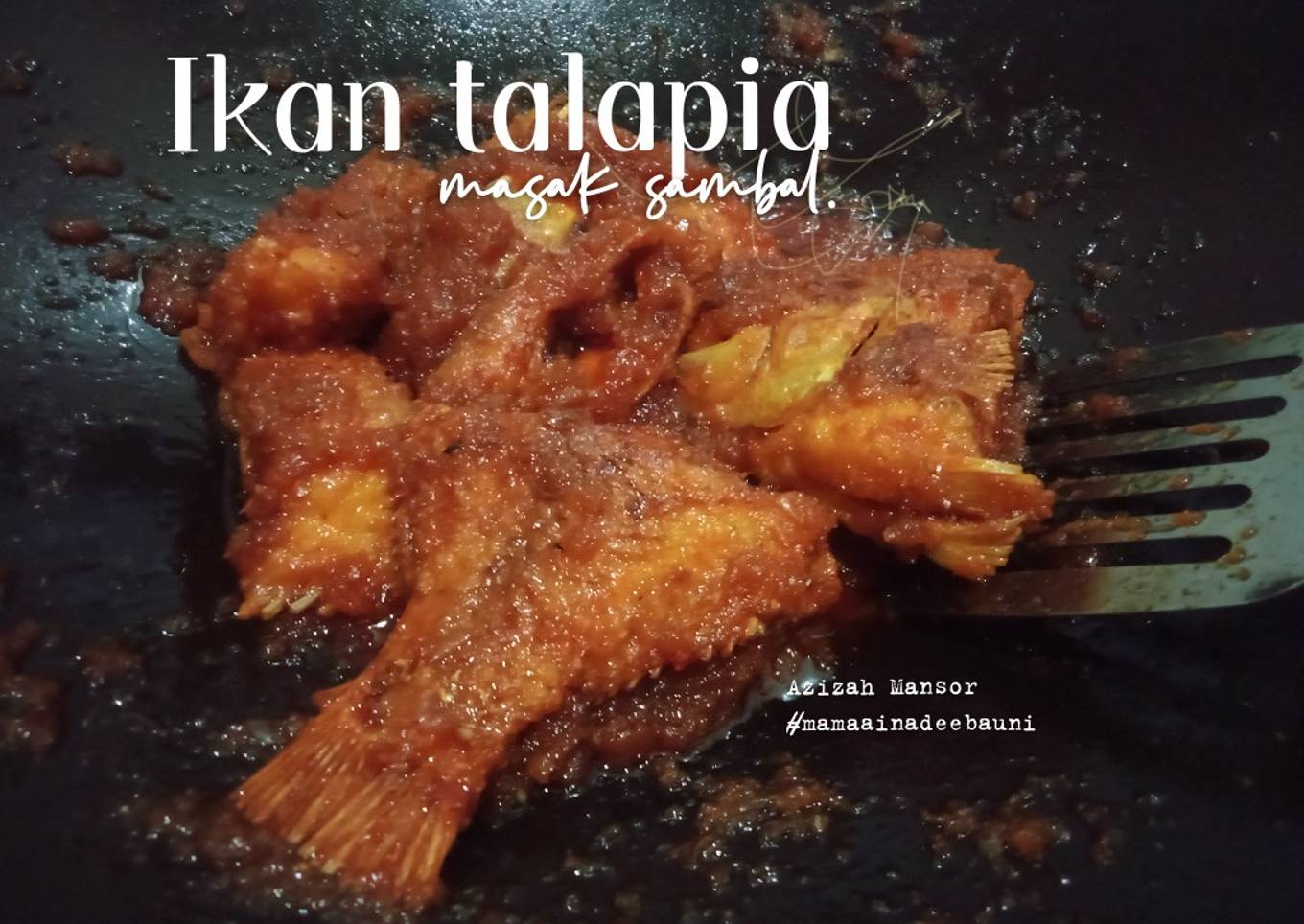 Ikan talapia dengan sup cabai
