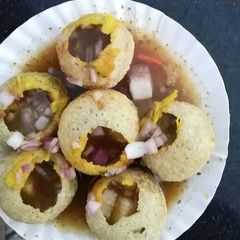 A picture of Moong Puchka.
