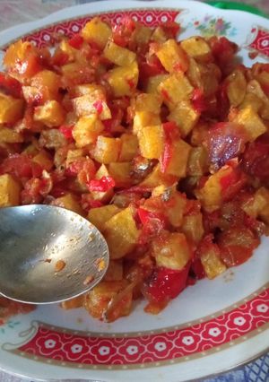 Foto resep Balado kentang teri