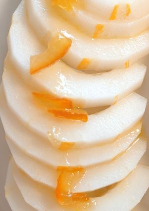 A picture of Refreshing Korean Melon Salad for Hot Summer Days 🍃🍈.