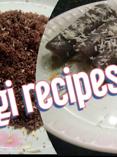 ராகி புட்டு,ராகி ரோல்ஸ் / ஸ்டீம் குக்கிங் (Raagi puttu &raagi rolls recipe in tamil) செய்முறை முக்கிய புகைப்படம்