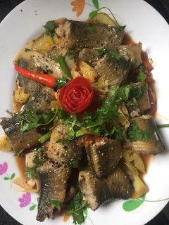 Hình của món Cá zét um.