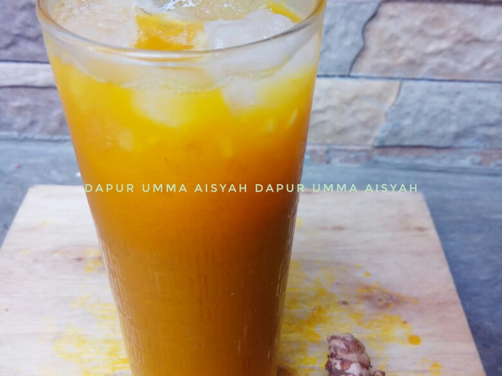 Resep Es kunyit Asam seger yang Lezat