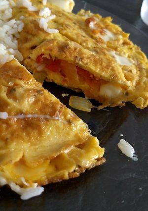 Una foto de Omelette salvador