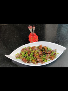 A picture of Paneer Chilli Dry.