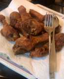 Muslo de pollo frito