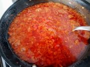 Una foto de locro con comino
