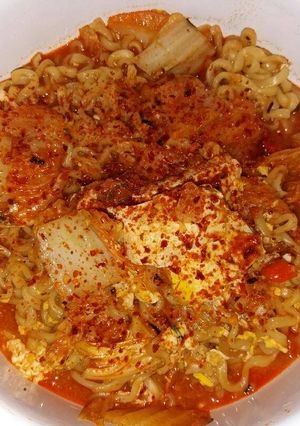 Foto resep Mie Samyang kekinian