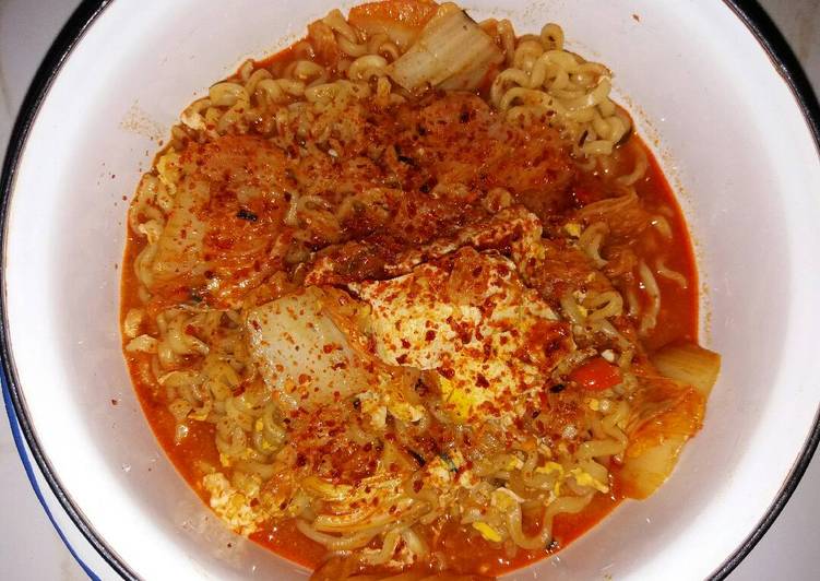 Resep Mie Samyang kekinian Anti Gagal