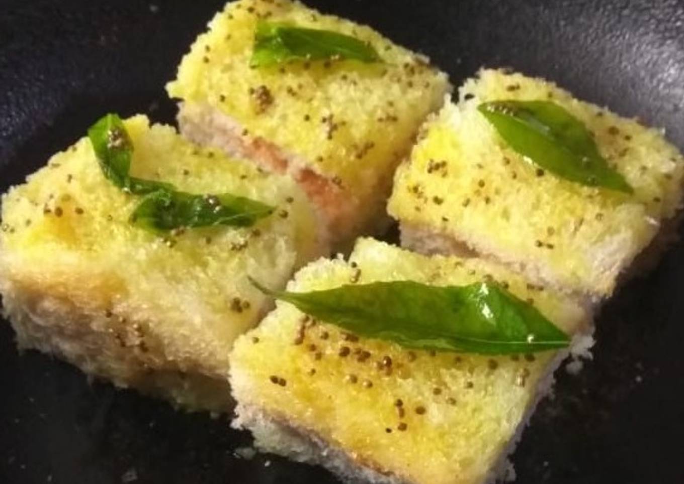 Instant Bread Dhokla