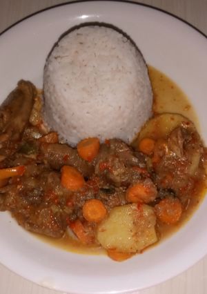 A picture of Chicken soup.