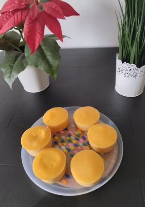Une photo de Coeurs coulants aux pêches 🍑