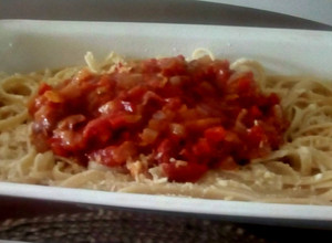 Una foto de Fettucine  🍜a la Pastorela🧀