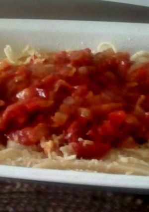 Una foto de Fettucine  🍜a la Pastorela🧀
