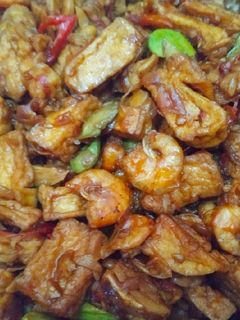 Foto resep Tumis tahu tempe udang +Pete simple 😉