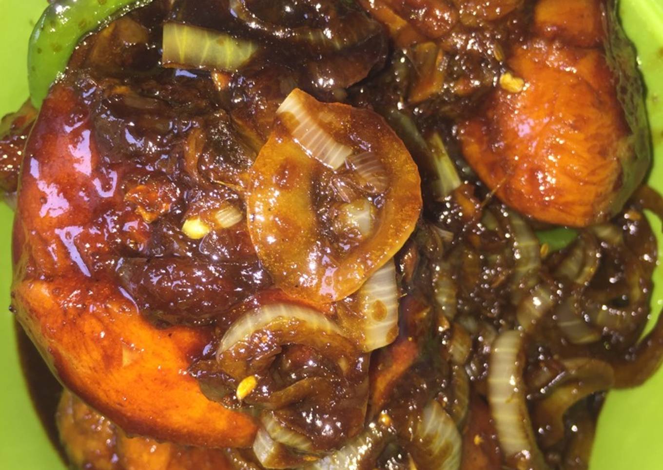Ayam kecap rica rica