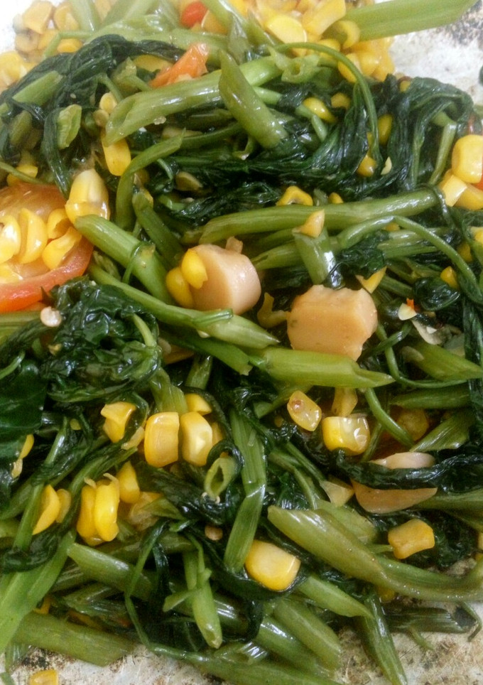Foto resep Cah Kangkung tanpa uleg