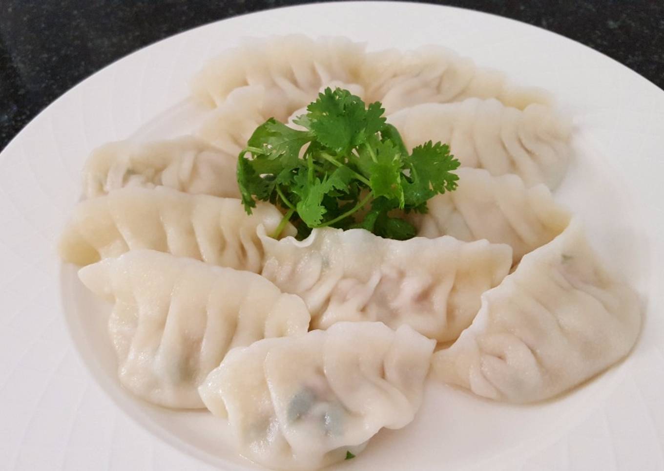 Chicken momo (Indian/Nepali art)