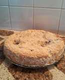 Torta de frutos rojos con crumble de coco