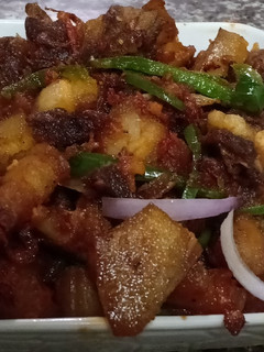 A picture of Fried pork.