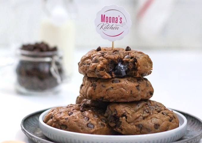 Langkah Mudah untuk Membuat Chocolate Soft Cookies, Enak