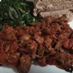 A picture of Pork wet fry.