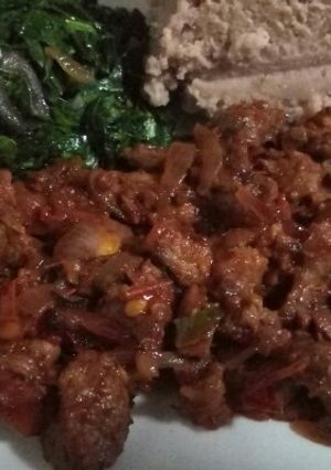 A picture of Pork wet fry.
