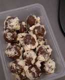 No Cook Choco Cheese Balls