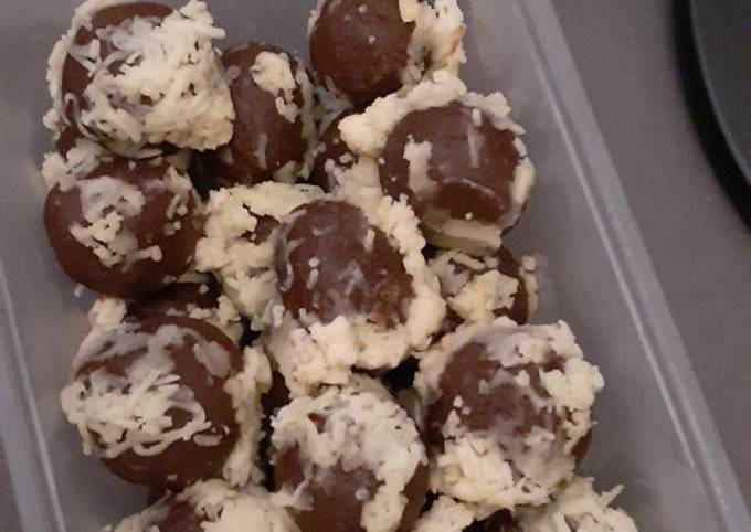 No Cook Choco Cheese Balls