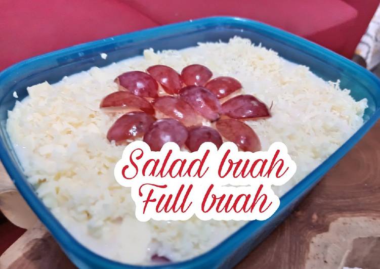 Resep: saat makan malamSalad buah full buah kekinian