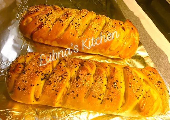 Simple Way to Make Speedy Cheese &amp; Onion Braided Bread:
