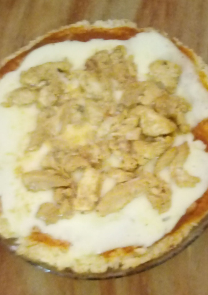 Una foto de Pizza de arroz sin tacc