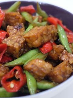Foto resep Tempe Buncis Saus Tiram