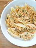 Conchiglioni farcies aux crevettes