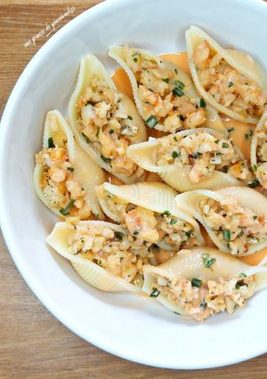 Une photo de Conchiglioni farcies aux crevettes