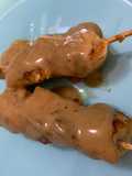 Pollo Satay (Salsa de cacahuetes Thai)
