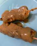 Pollo Satay (Salsa de cacahuetes Thai)