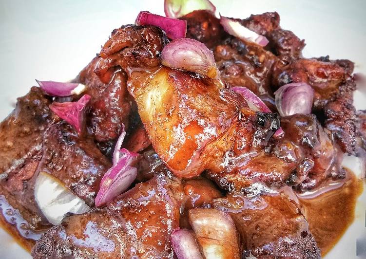 Ayam Remas Kecap Saus Kacang