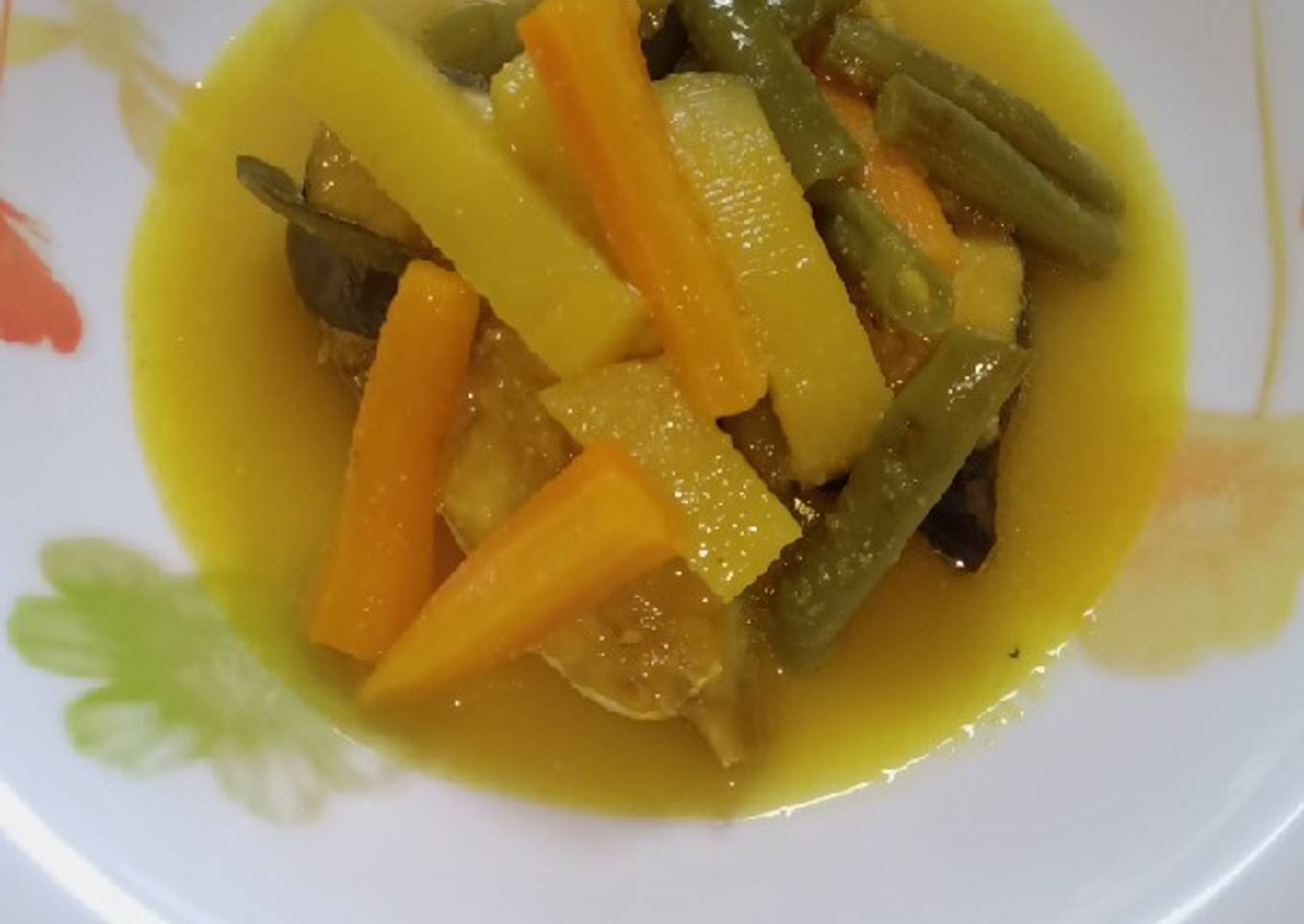 Gulai kuning ikan patin tanpa santan