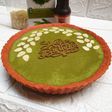 Matcha almond tart