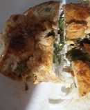 Rollo de pollo relleno de vegetales