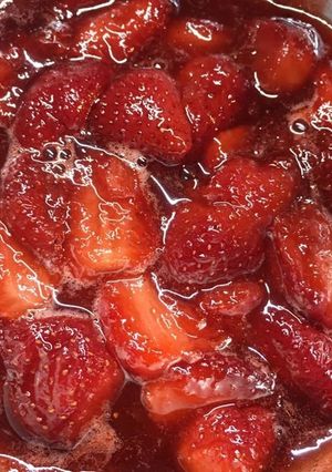 Une photo de Confit de fraises