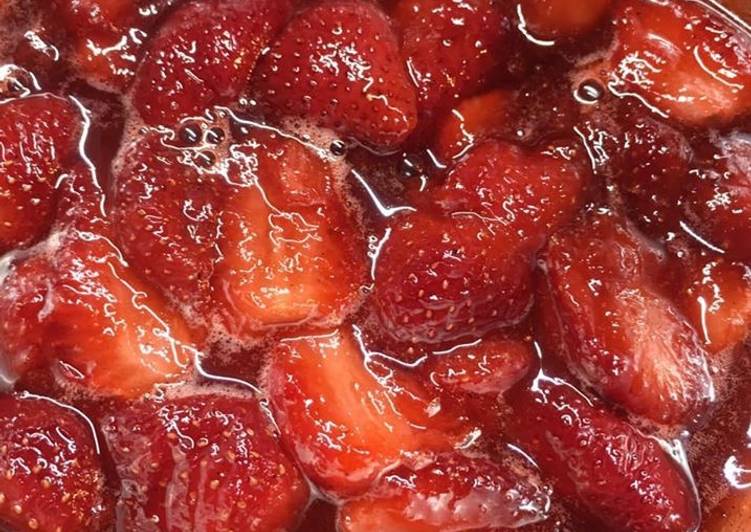 Comment Cuisiner Confit de fraises