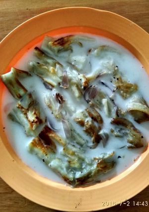 Foto resep 37. Terong Bakar kuah Santan