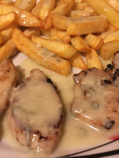 Una foto de Solomillo de cerdo con roquefort