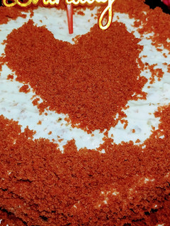 A picture of Eggless Red Velvet Cake.