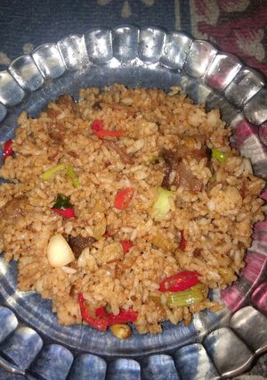 Foto resep Nasgor kambing alakadarnya