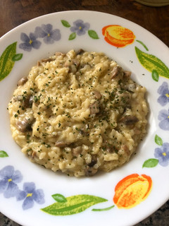 Una foto de Risotto con champiñones
