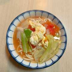 雞肉番茄蛋拉麵-レシピのメイン写真