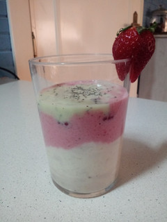 Una foto de Postre light